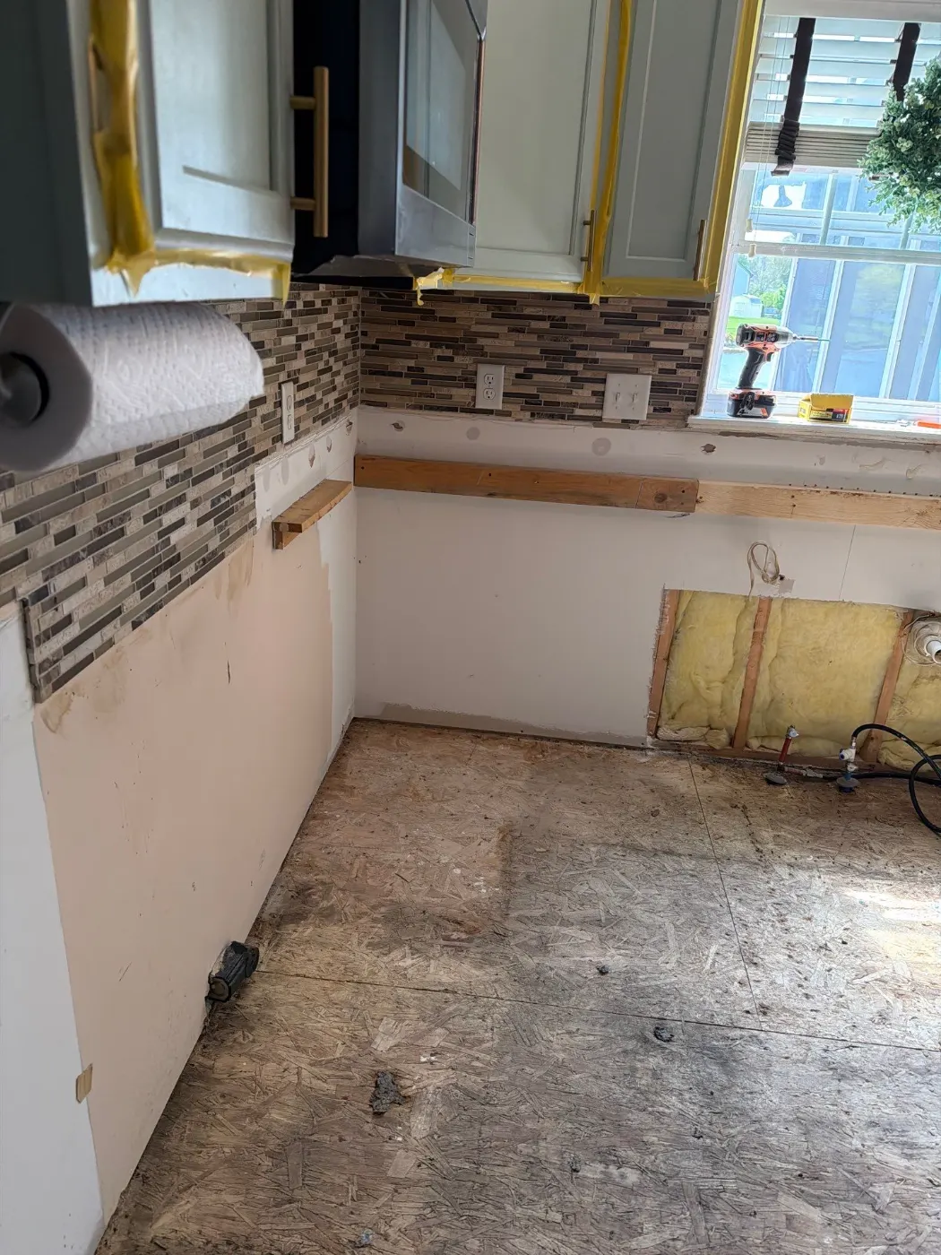 Containment setup for mold remediation in Butler-Tarkington home